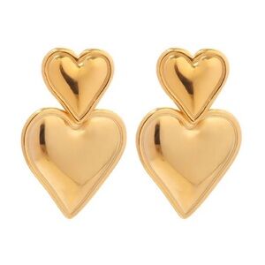 NIB: Astrid Heart Statement Earrings